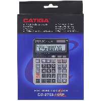 ماشین حساب رومیزی کاتیگا مدل CD-2753-16RP