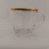 فنجان لب طلایی مدل کارینا برند بلینک مکس مجموعه شش عددی 