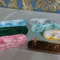 عود سوز آبشاری سنگ مصنوعی با روکش رزین برند ساتین