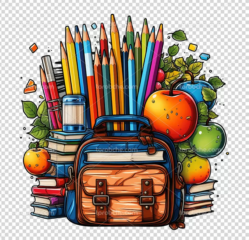 عکس PNG لوازم التحریر | گرافیک با طعم تربچه
