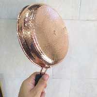 ماهیتابه مسی تک دست  