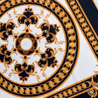 رومیزی مربع چاپی مخمل