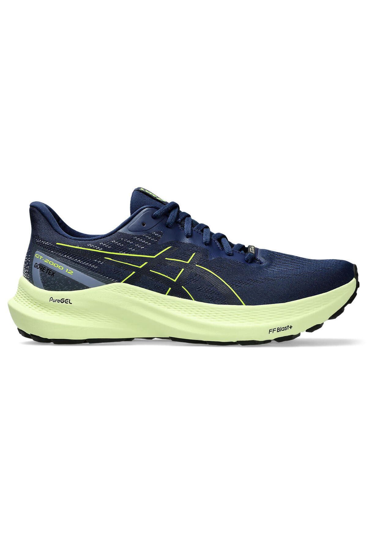 کفش دو و تمرین آبی مردانه GT 2000 12 GORE TEX در حال رانینگ 400 Asics