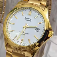 ساعت ست کاسیو CASIO رنگ طلایی جنس استیل رنگ ثابت کیفیت اعلا