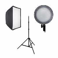 پروژکتور 100 وات انسر Answer T020   سافت باکس 50×70   پایه 803