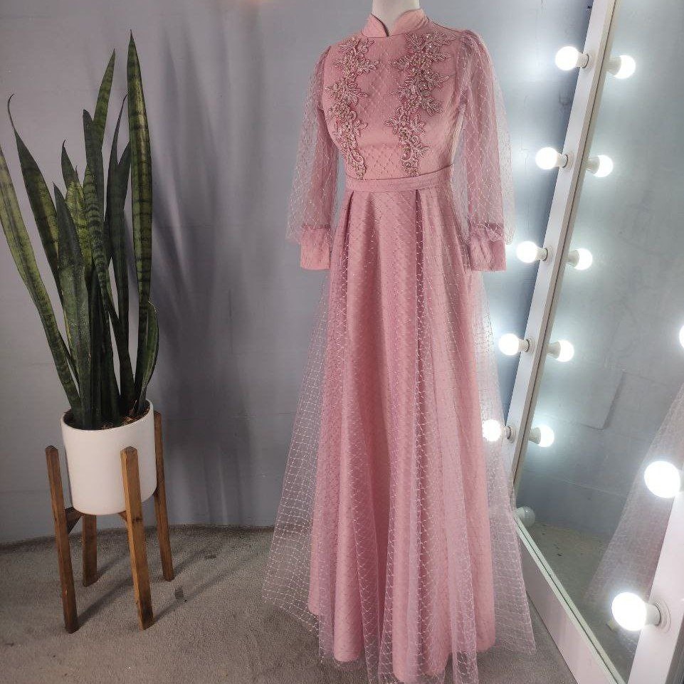 لباس مجلسی نگین لوزی ارسال رایگان لباس مجلسی پوشیده لباس فرمالیته لباس عقد لباس نامزدی 