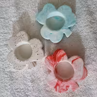 جا شمعی طرح شبدر مناسب برای شمع سازی و شمع وارمر 