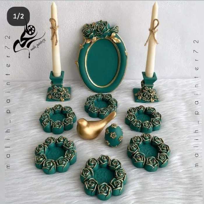 هفت سین سبزوطلایی