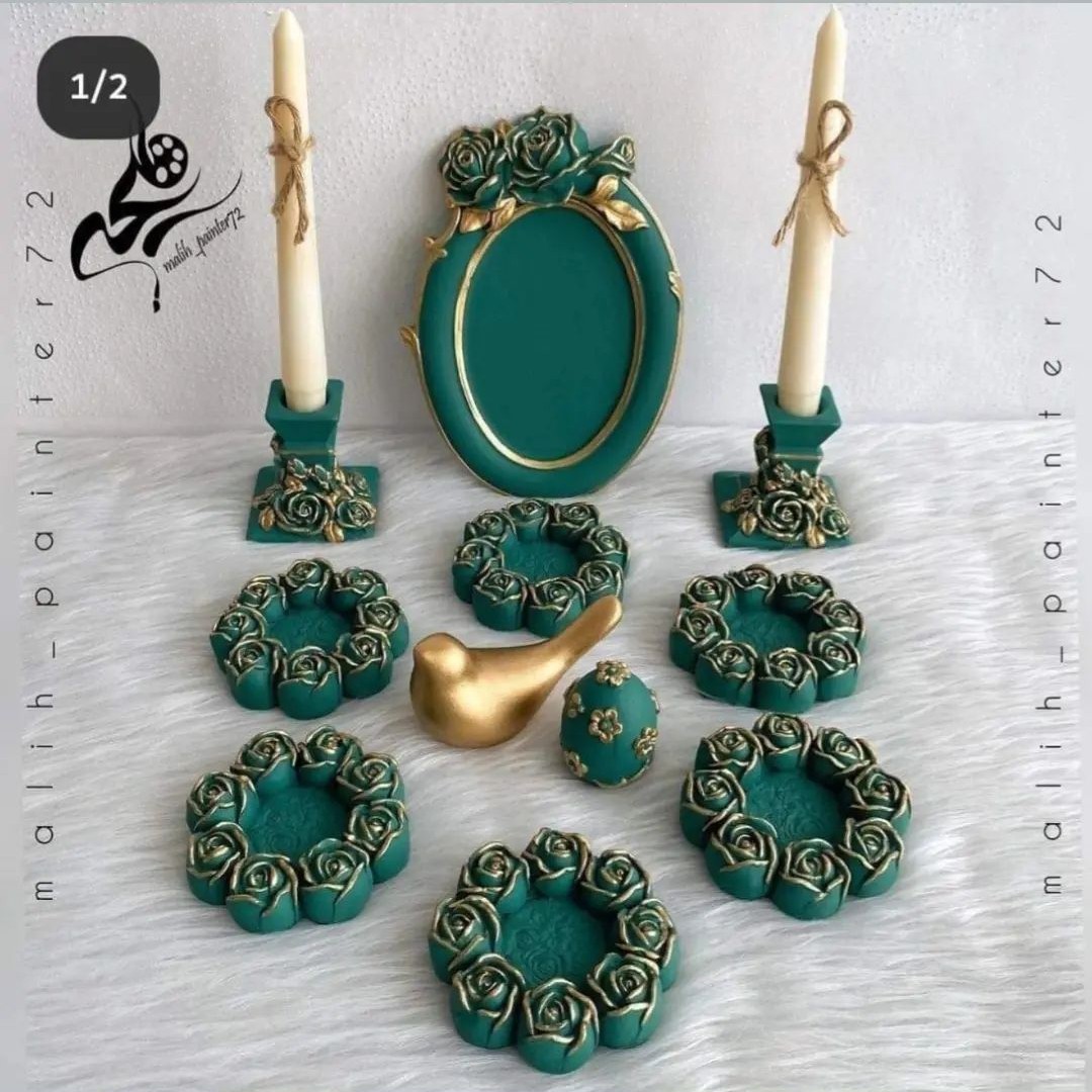 هفت سین سبزوطلایی