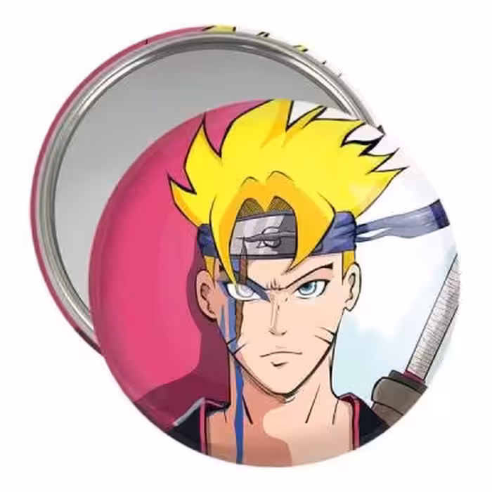 آینه جیبی خندالو مدل بوروتو اوزوماکی انیمه بوروتو Boruto کد 15731