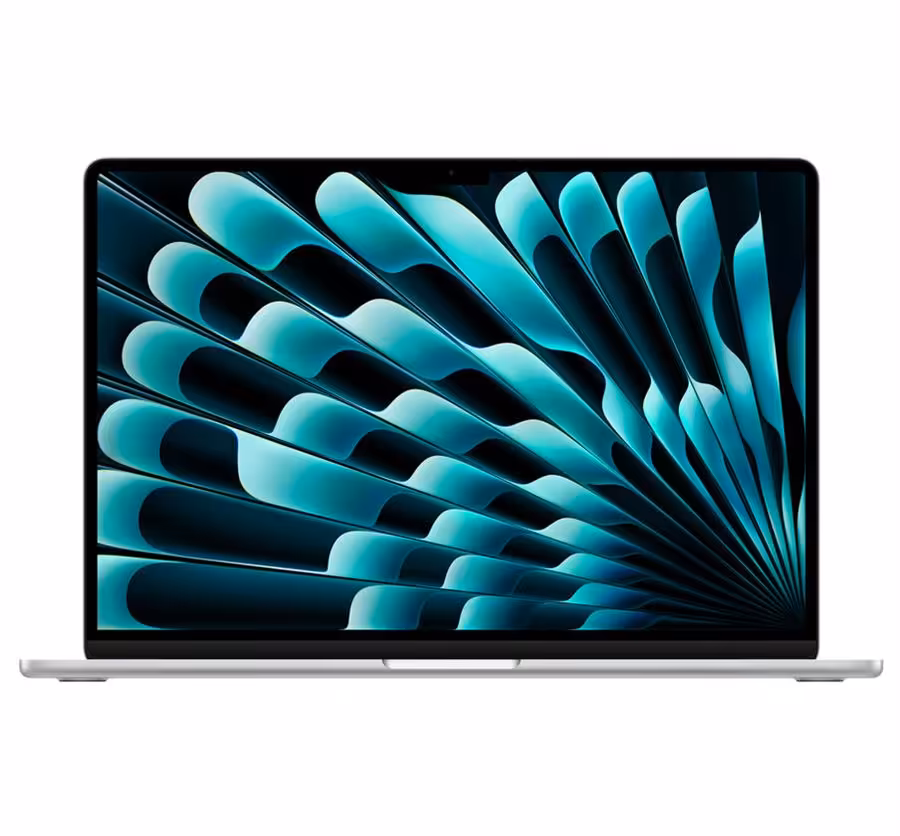 لپ تاپ اپل 15.3 اینچی مدل Apple MacBook Air 2023 Silver MQKT3 پردازنده M2 رم 8GB حافظه 512GB SSD