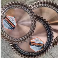 سینی سه سایز گنگره ای طرح مس