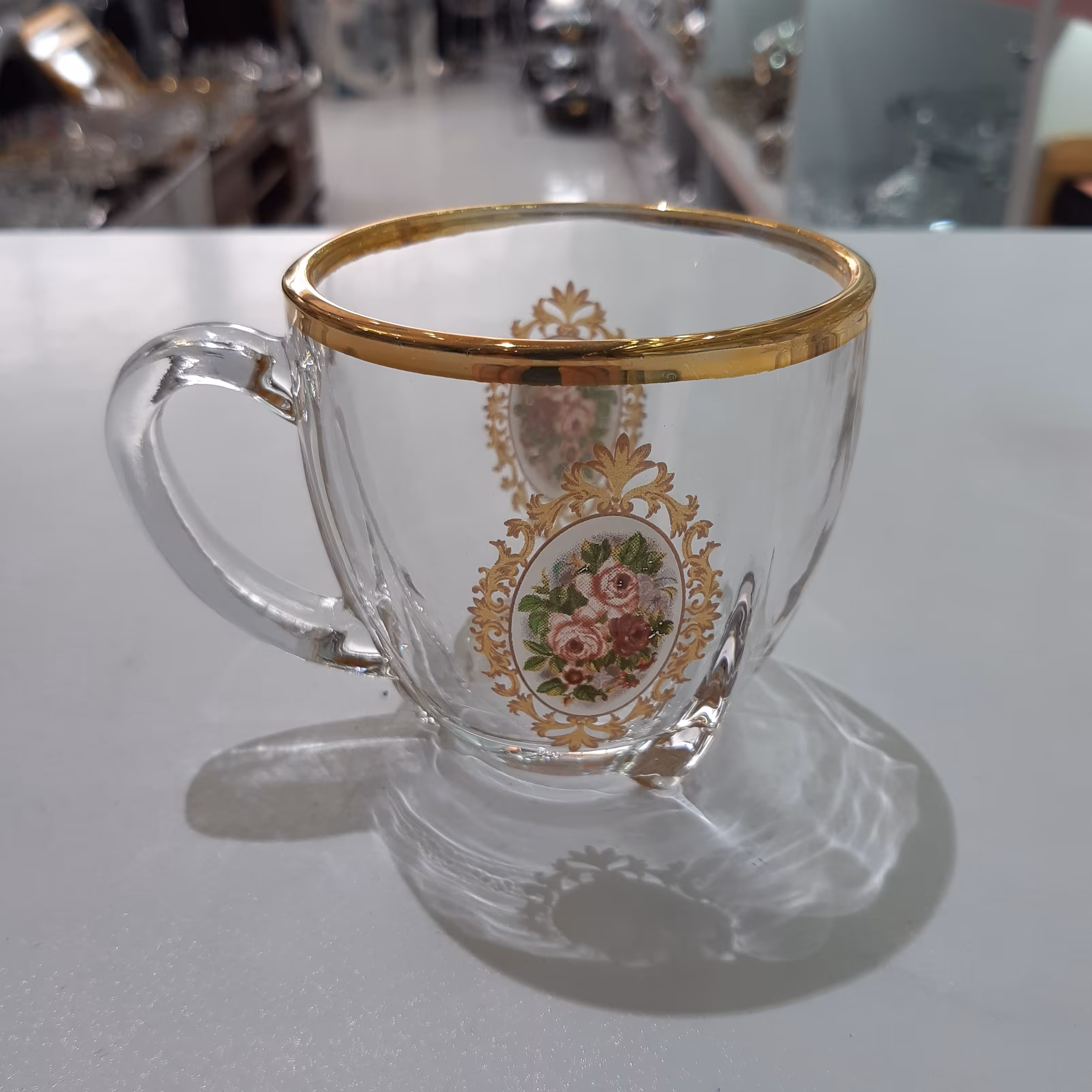 فنجان گلدار خارجی