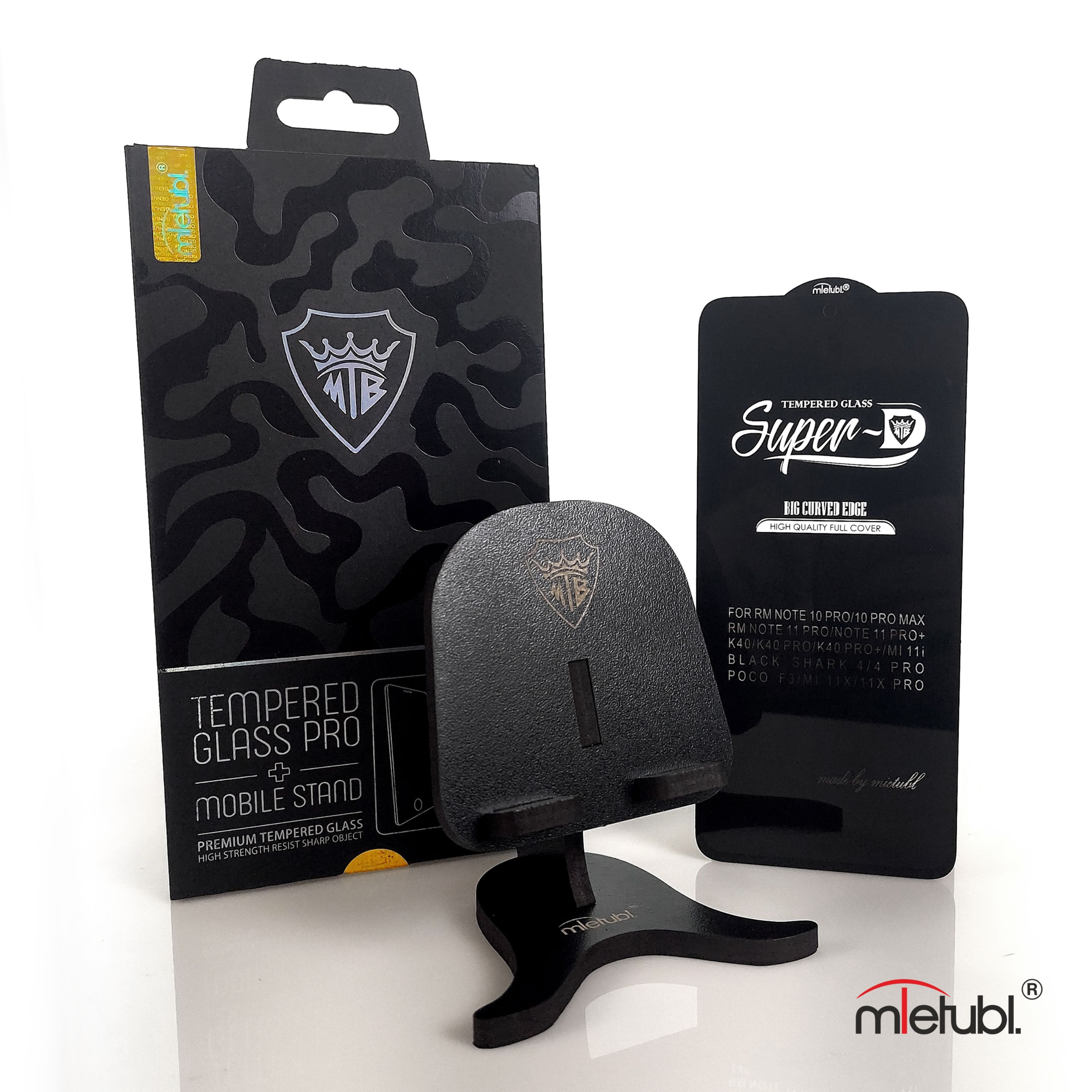 گلس Super D میتوبل برای گوشی شیائومی Redmi Note 11 Pro بهمراه پایه نگهدارنده 