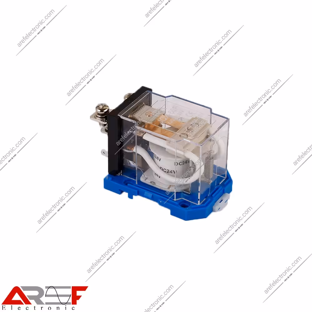 رله پاوری JQX-60F(JQX-59F) دارای 24 ولت 60 آمپر - فروشگاه عارف الکترونیک
