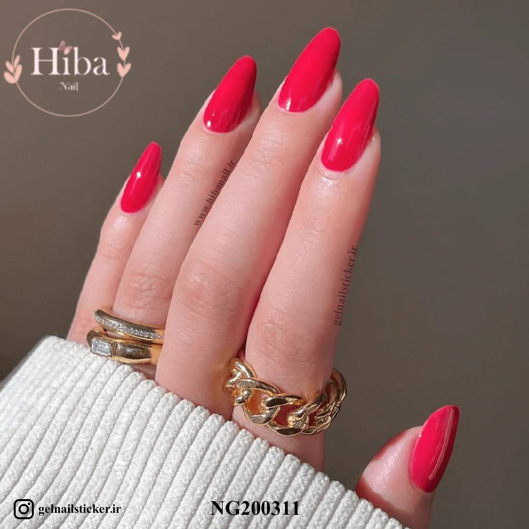 استیکر ژله ای کاشت ناخن (نیل رپ)_کد NG200311
