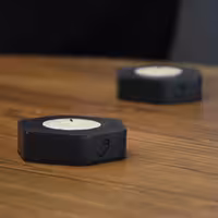 جا شمعی واو مدل هگزا ( پکیج 2 عددی)