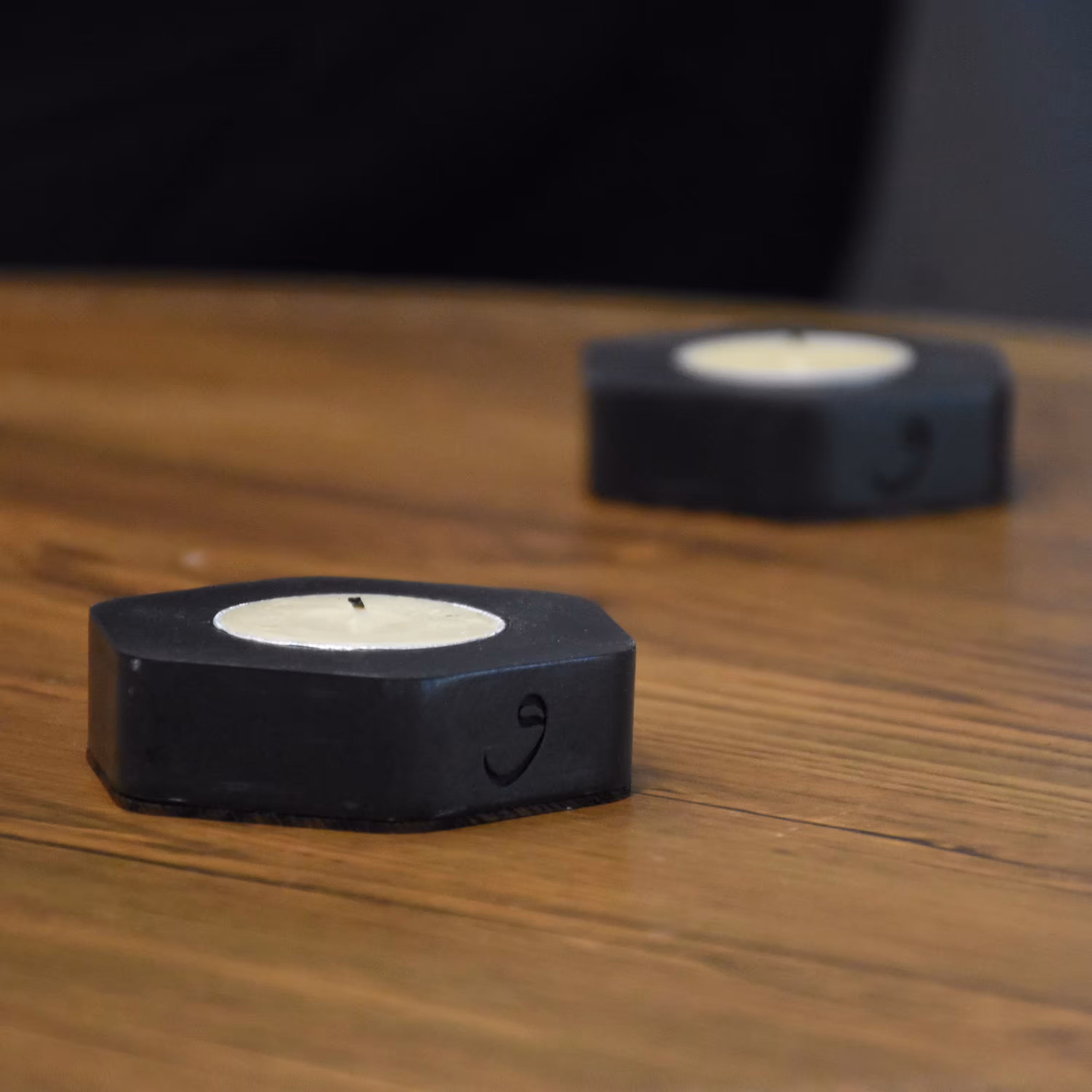 جا شمعی واو مدل هگزا ( پکیج 2 عددی)