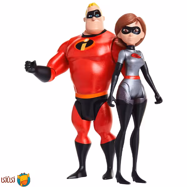 اکشن فیگورهای Incredibles 2 Elastigirl و Mr. Incredible (بسته 2 عددی)