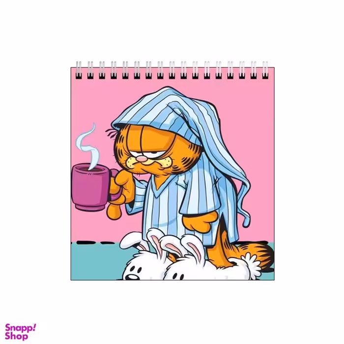 دفتر طراحی بامبیلیپ طرح گارفیلد خوابالو کد 3350768