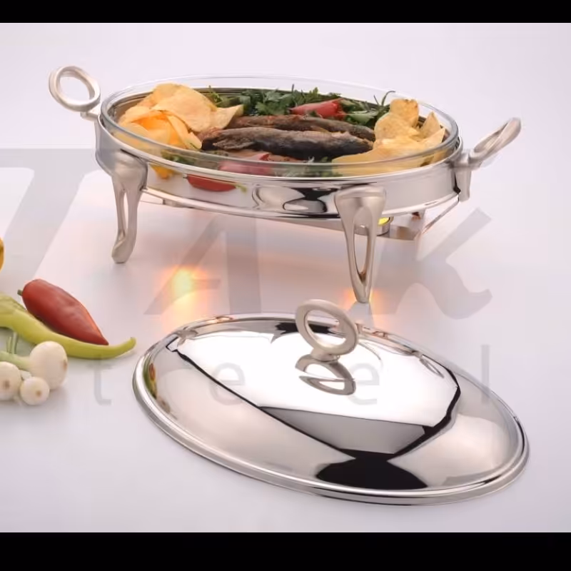 سوفله خوری بیضی متوسط سری حلقه ای کد 219 تک استیل