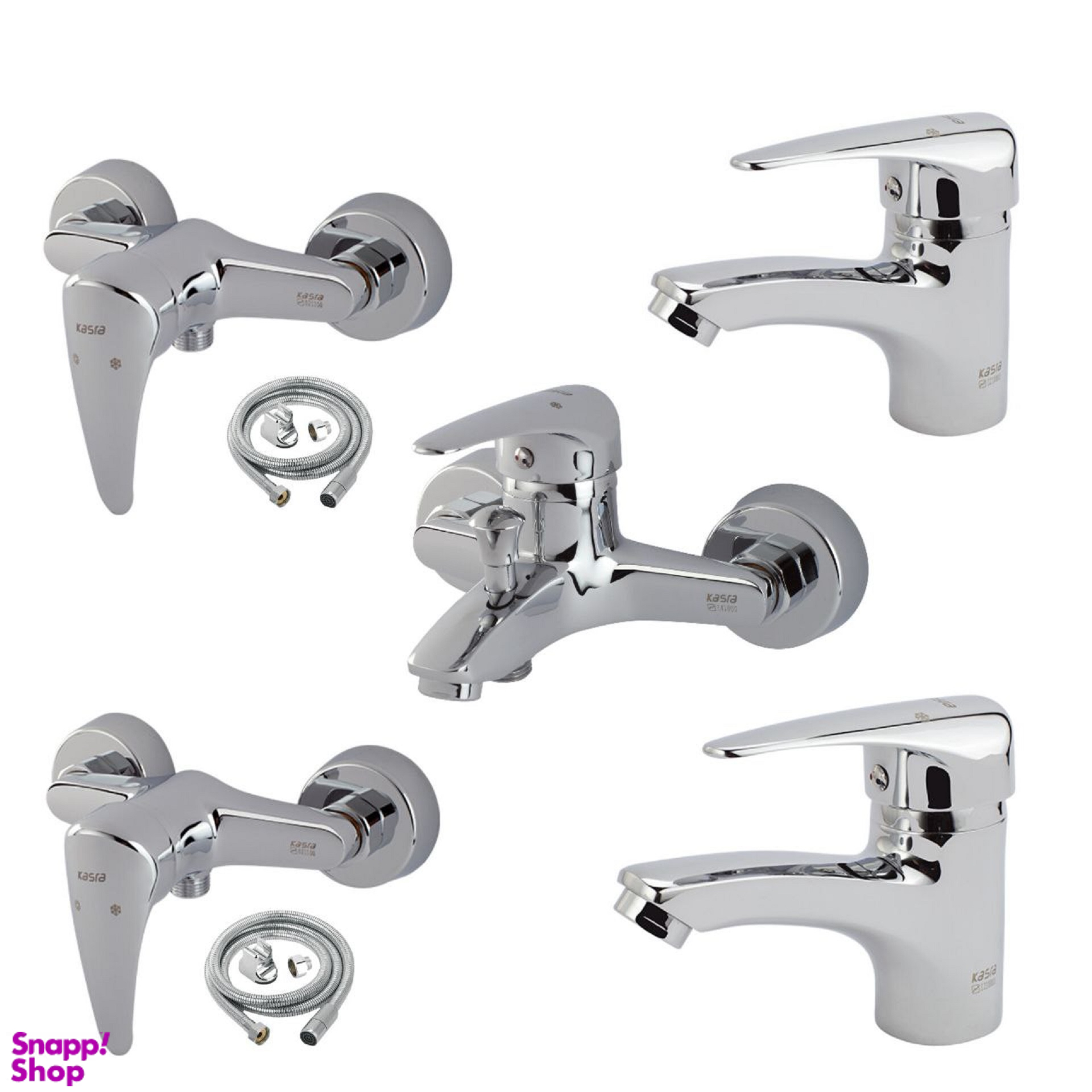 ست شیرآلات کسری مدل کارون مجموعه 7 عددی