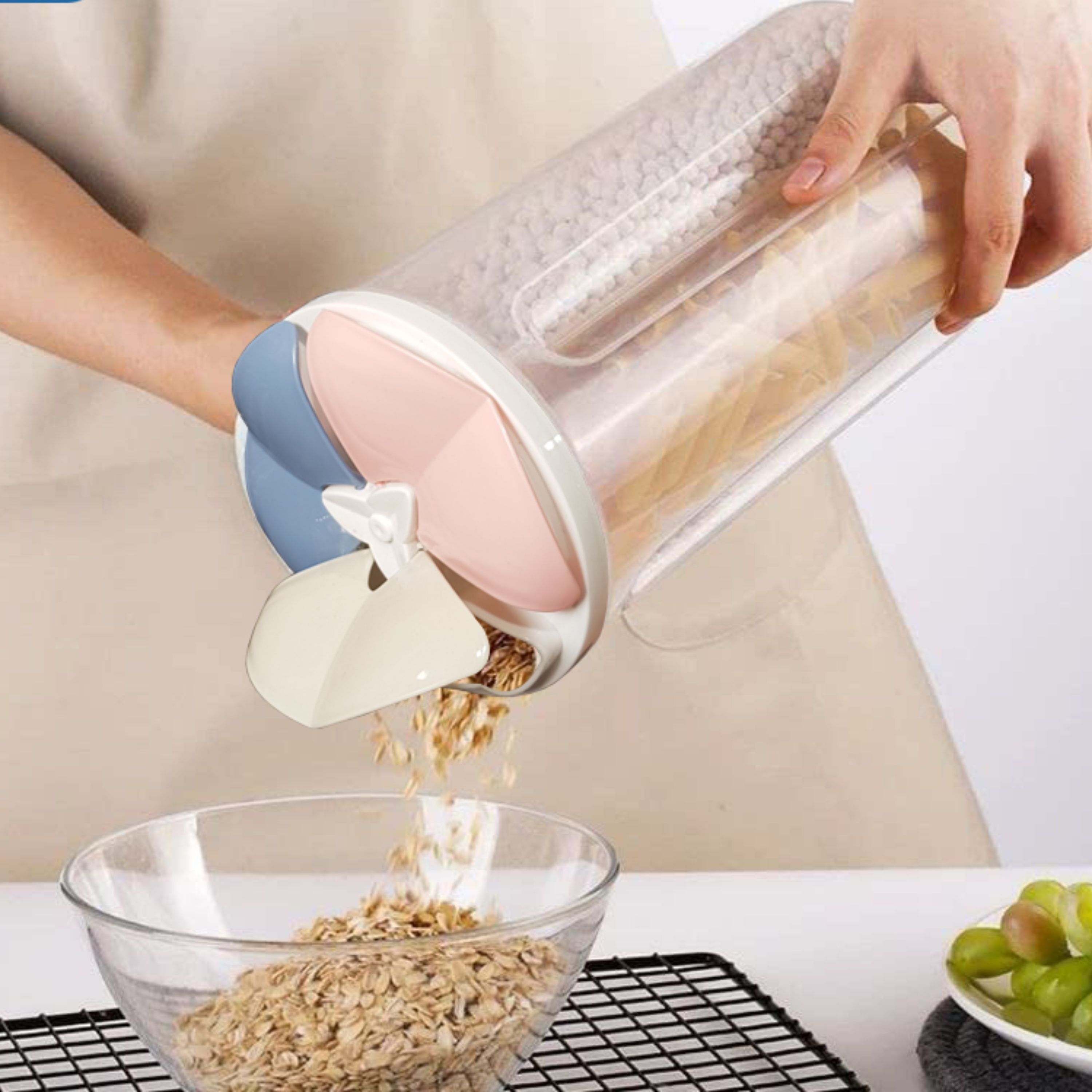 ظرف سه قسمتی حبوبات