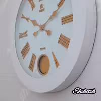 ساعت دیواری صفحه تمام چوب  پاندول دار  مارال
