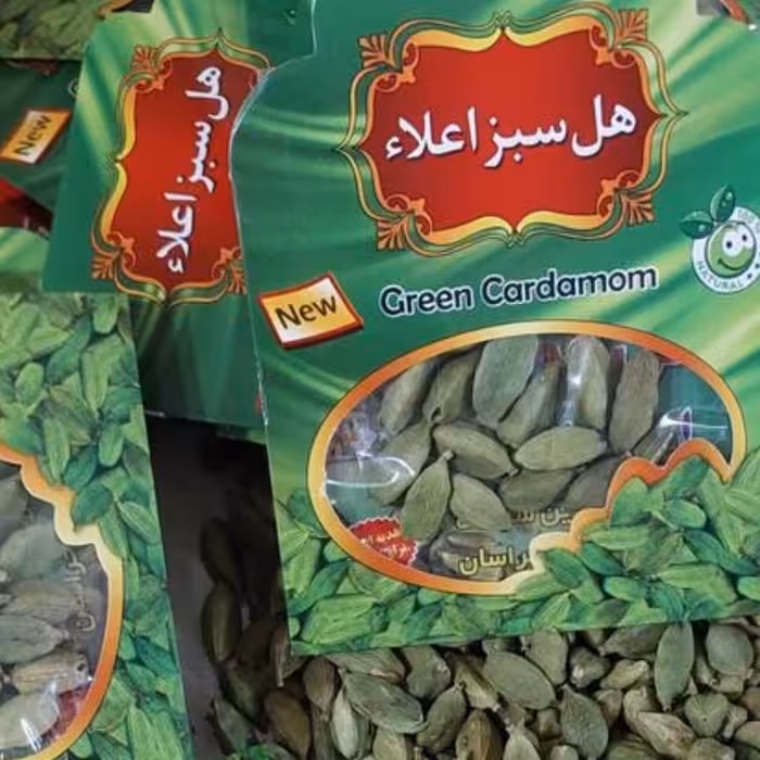 هل سبز (6 گرم) هل اعلای سبز  با کیفیت و هل معطر و فوق العاده  پاکت یک مثقالی