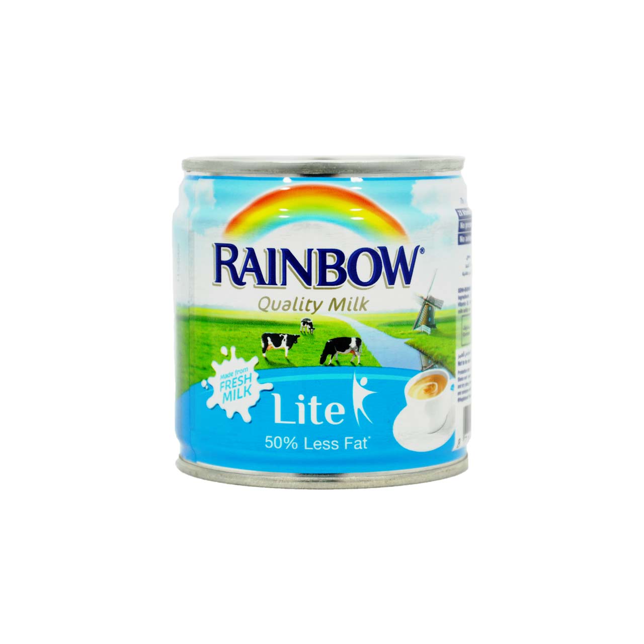 شیر کم چرب ( لایت ) 170 گرم ابوقوس - rainbow