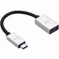 کیت آداپتور جاست موبایل تبدیل USB-C 3.0 به USB مدل AluCable - Hiapple.ir