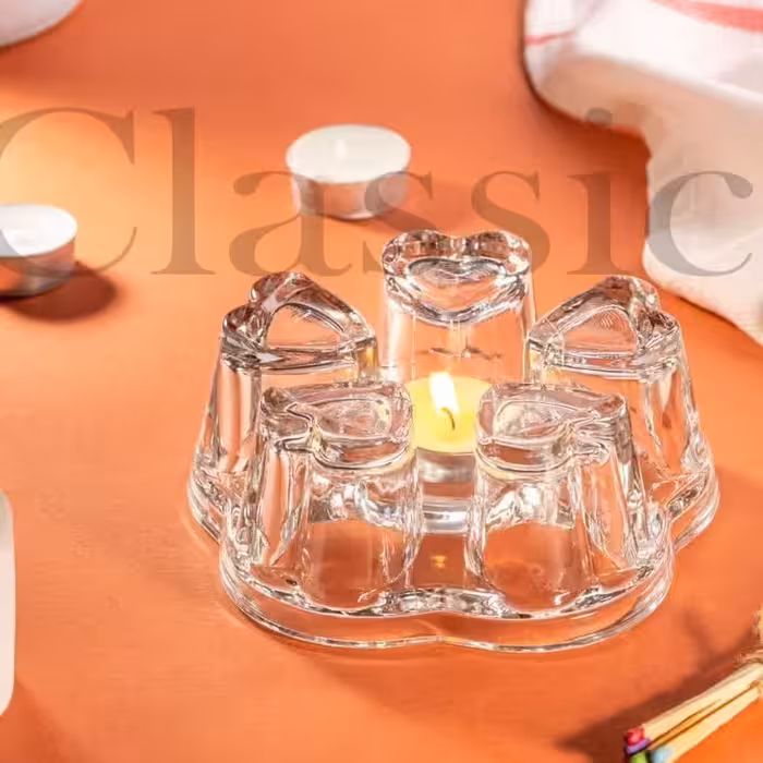 وارمر قلبی شیشه ای دارای جعبه کادو مناسب انواع قوری