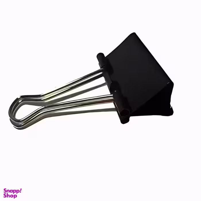 گیره دوبل طرح آفیس سایز 25 کد 5691 بسته ۱۲ عددی