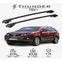 نوار محافظ خودرو خاکستری KIA SORENTO 2010 2015 TRX1 CARRIER قفل شده روسری متوسط ​​روسری سقفی Thunder