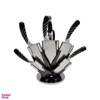 سرویس چاقو آشپزخانه 9 پارچه راکلند کد 2104