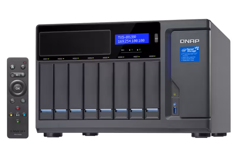 هارد تحت شبکه کیونپ مدل TVS-882BR-ODD-i5-16G