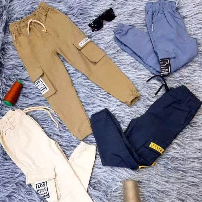 شلوارکتان پسرانه و دخترانه قد60تا90 مناسب سن4سال تا 12سال جنس کتان کشی فول کیفیت قد ازکمرتامچ پا 60-70-80-90سانتی متر 