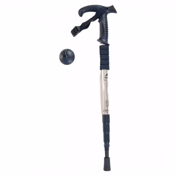 عصای کوهنوردی مدل ANTISHOCK رنگ طوسی