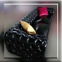 مبل چستر 7 نفره  چرم پارچه(هزینه ارسال با مشتری) (پس کرایه)