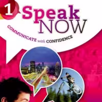کتاب زبان 1  speak now همراه با کتاب کار و سی دی