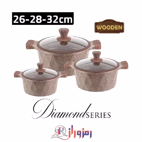 سرویس قابلمه 6 پارچه زیو مدل Zio 8170-32