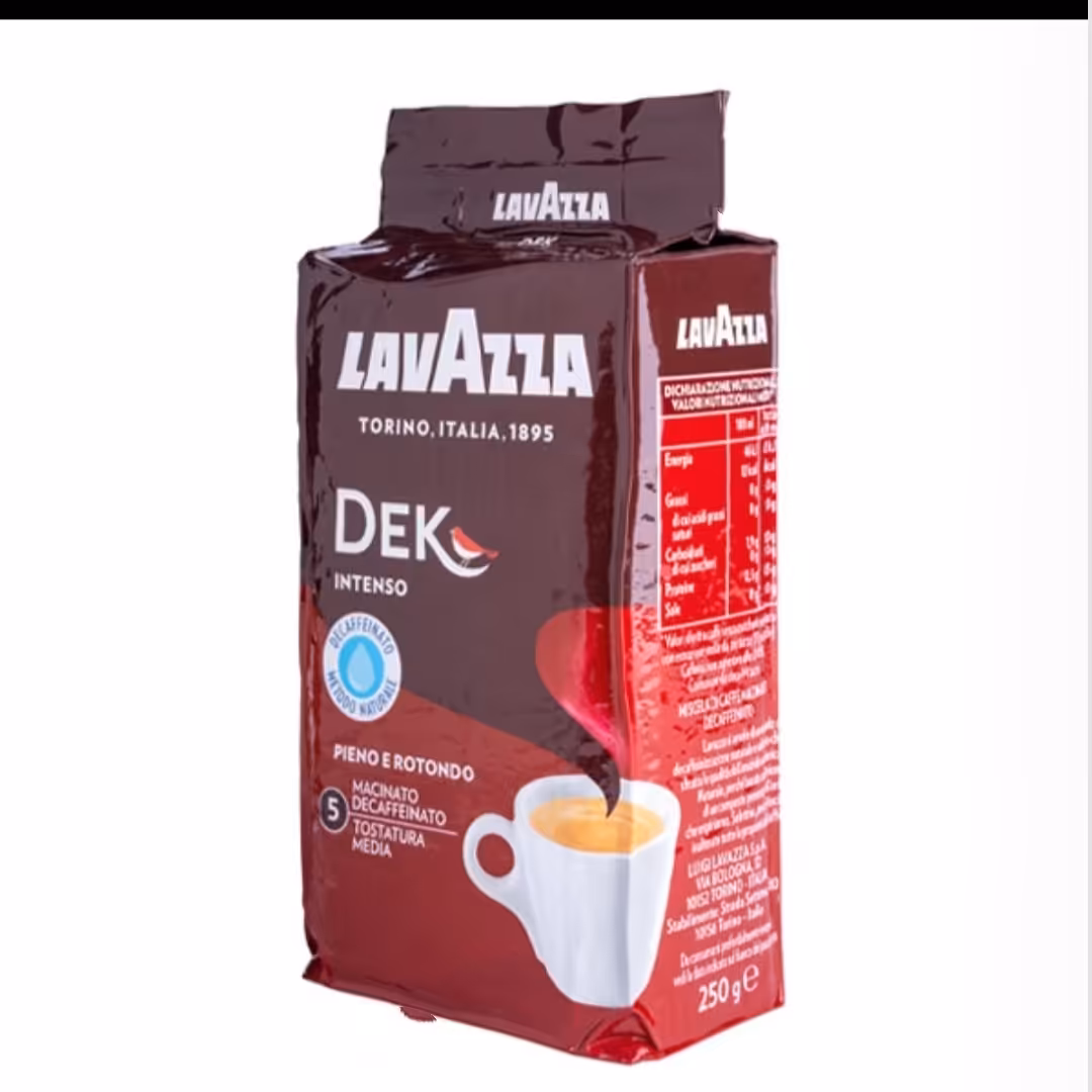 قهوه لاوازا مدل دک اینتنسو 250 گرمی 