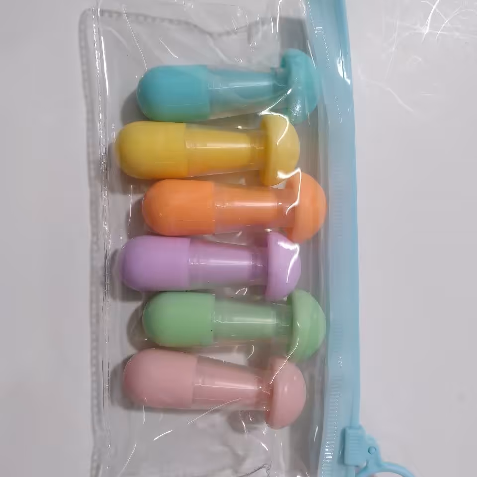 مینی هایلایت فانتزی طرح قارچ رنگ پاستیلی