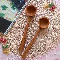 ملاقه چوبی دستساز بارلی ویژه جهیزیه عروس 22 سانتی چوب راش (1عددی)