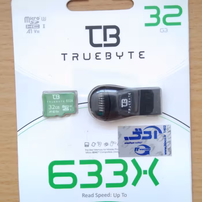 کارت حافظه 32 گیگ TB درجه یک همراه کارت خوان حافظه سرعت بالا