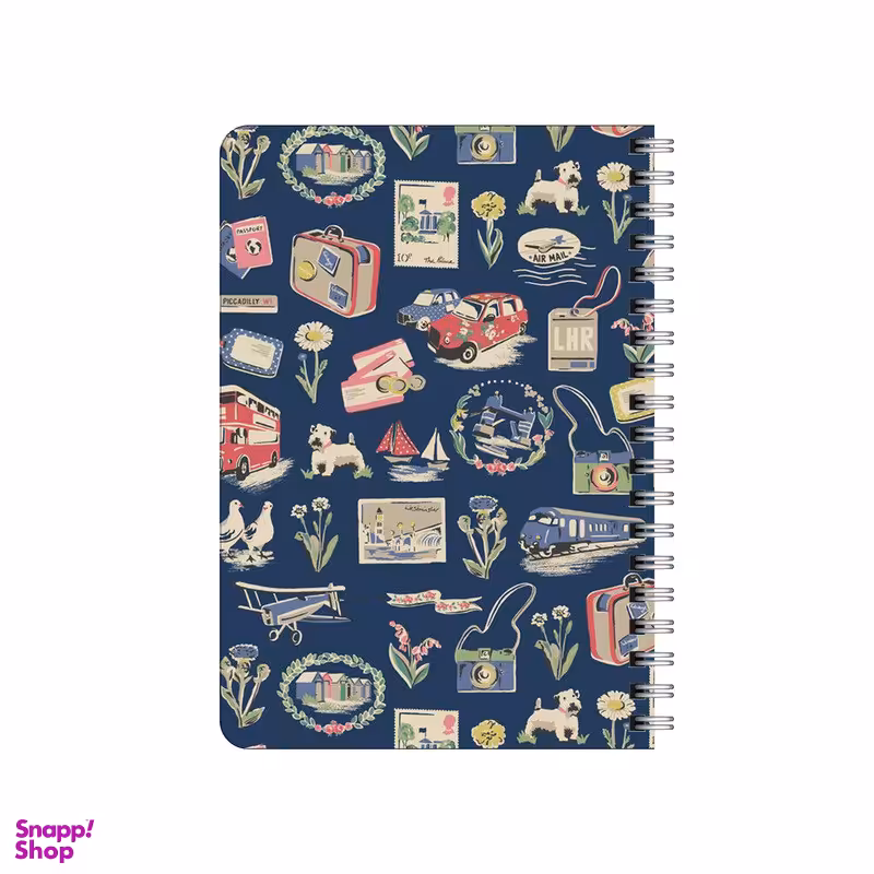 دفترچه یادداشت ۸۰ برگ بامبیلیپ مدل چوبی طرح سفر لندن کد 0112308