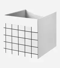 جعبه ارگانایزر ایکیا مدل IKEA-DRONA مشکی راه راه