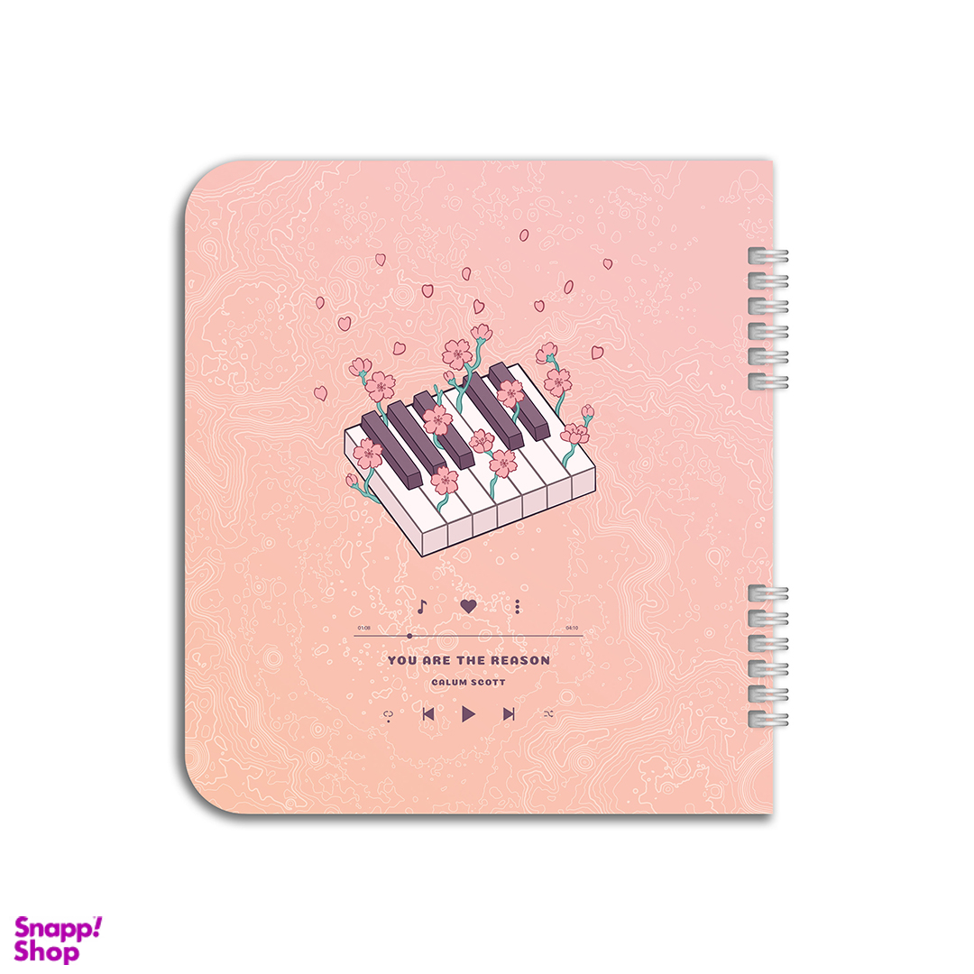 دفتر ژورنال نویسی پانداک مدل نقطه ای طرح موزیک