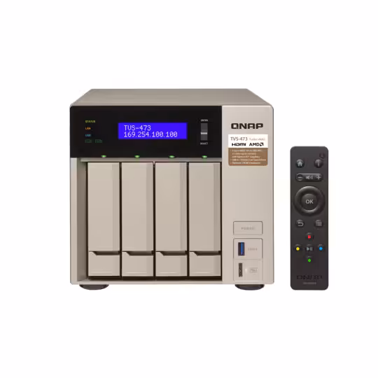 قیمت و خرید ذخيره ساز تحت شبکه کيونپ مدل TVS-473-64G | یاس ارتباط