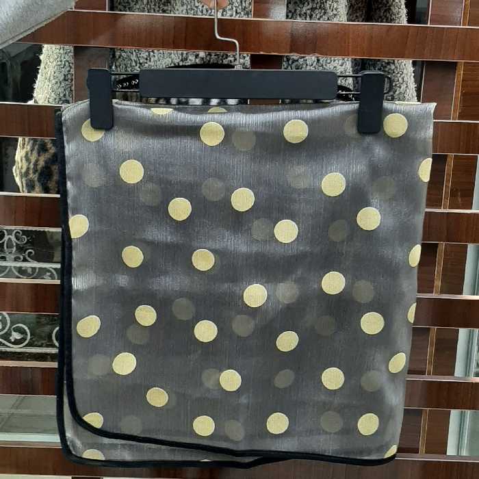 روسری قواره کوچیک  60×60 حریر خالدار 